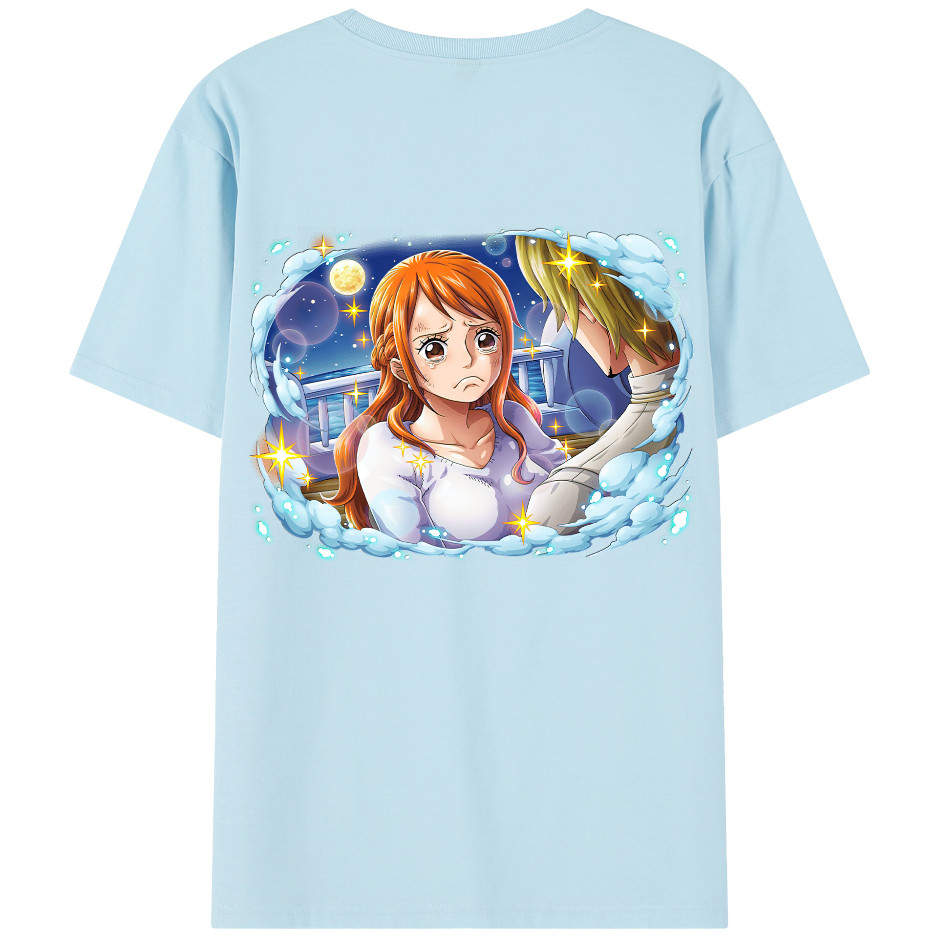 ワンピース ナミ ONE PIECE Nami 綿100％半袖Tシャツ（背面プリント）